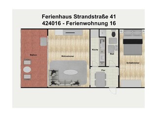 Appartamento per vacanze Borkum Registrazione all'aperto 2