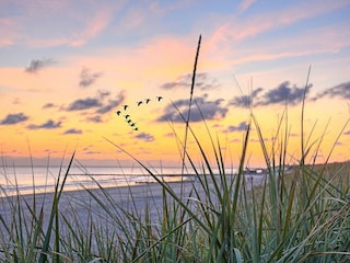 Strand vor der Unterkunft