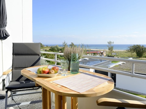 Apartment Meerblick & direkt am Strand - Strandhafer