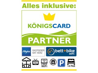 Königscard-Partner & Bett+Bike & Allgäu Gastgeber