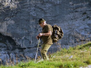 Bergwanderer in den Alpen  Copyrght:A. Hosp