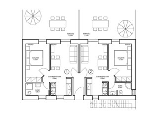 Appartamento per vacanze Arolo-Leggiuno Pianta del piano 24