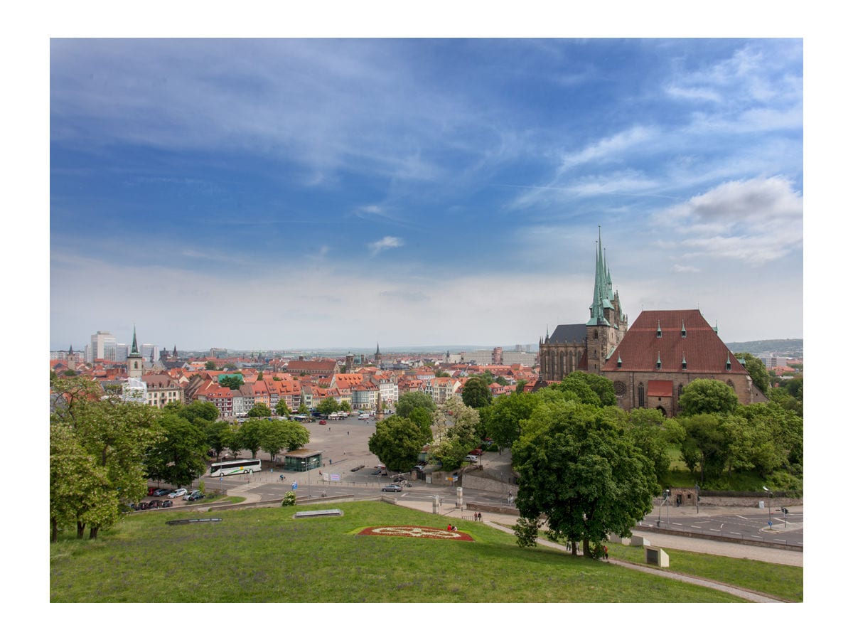 Blick über Erfurt