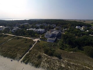 Unterkunft direkt hinter der Düne