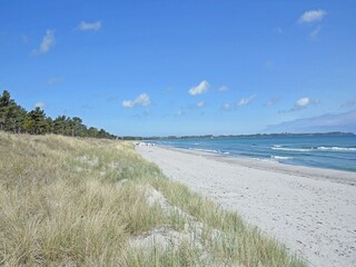 Strand vor der Unterkunft