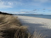 Strand vor der Unterkunft