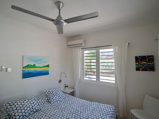 Bedroom 2 with Airco, ven and shutter windows