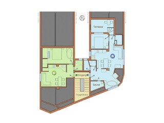 Appartamento Lana Pianta del piano 13