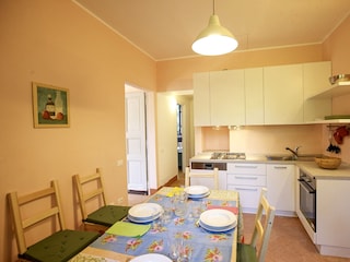 Gut ausgestattete, separate Wohnküche