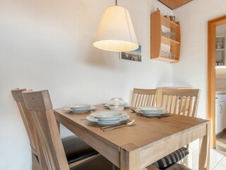 Essbereich im Wohnzimmer