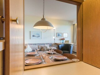 Durchreiche zum Wohnzimmer, Ferienwohnung Nr. 80, St Peter Ording Bad, Haus Atlantic,  Alter Badw...