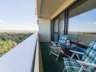 Ausblick vom Südost-Balkon