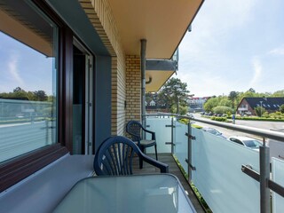 Balkon mit Blick Richtung Promenade