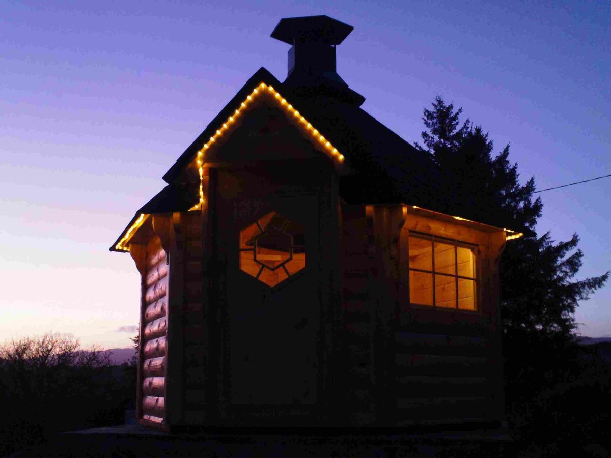 our BBQ hut , free use for our guests