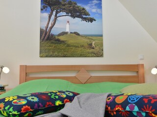 Schlafzimmer mit Doppelbett