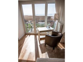 Schlafzimmer mit Aussicht