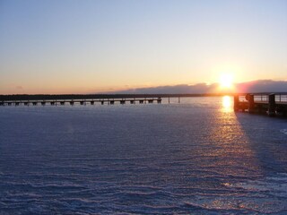 Breeger Hafen im Winterkleid