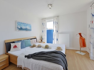 Zweites Schlafzimmer mit Doppelbett