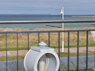 Blick auf die Promenade und die Ostsee