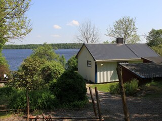 Hus Lammen  direkt am See mit großem Grundstück