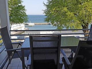 Ausblick vom Balkon
