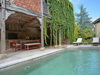 Casa de vacaciones Parleboscq Grabación al aire libre 4