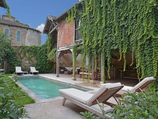Casa de vacaciones Parleboscq Grabación al aire libre 7