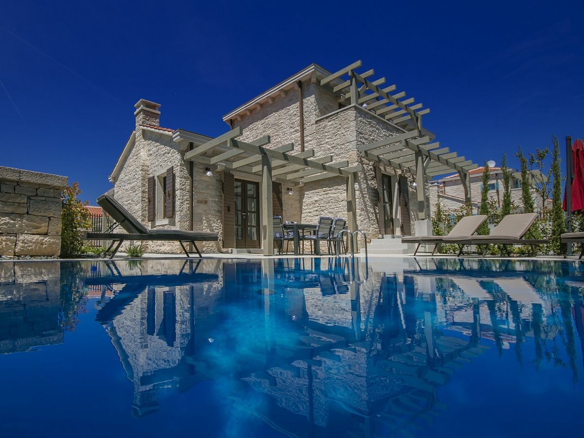 Stone villa with pool