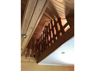 View of the sleeping loft