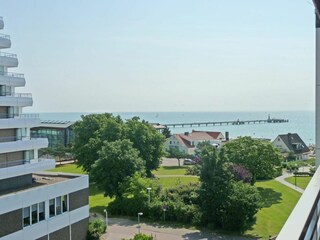 (Teil-)Meerblick vom Balkon