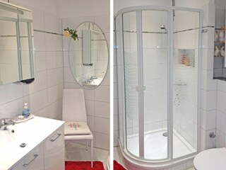 Badezimmer mit Dusche