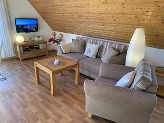Sitzecke in der Wohnung Meeresbrise