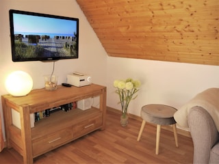 LED-HD-TV in Wohnung Meeresbrise