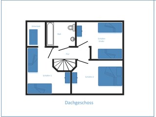 Vakantiehuis Noordwijk Grondplan 24