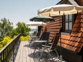 Roof balcony with lake view