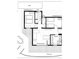 Vakantieappartement Le Lavandou Grondplan 21