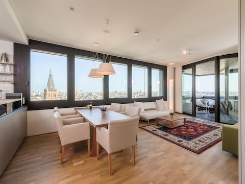 Appartement Skyflats Vienna City View