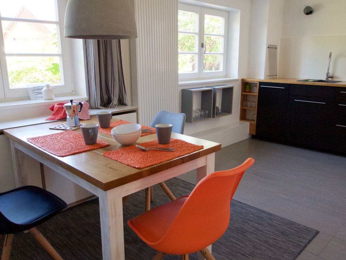 Dining area in the kitchen