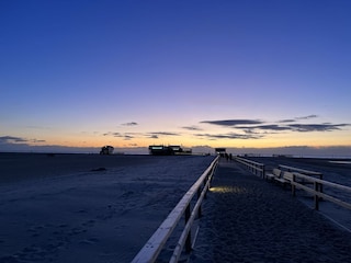 Magnet der Strand von SPO - schön zu jeder Tageszeit