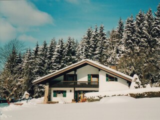 Ferienwohnung Wiesenblick im Winter