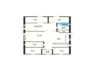 Ferienhaus Fjellerup Strand Grundriss 4