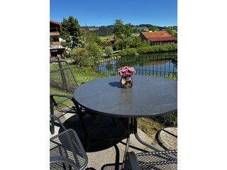 Terrasse Ferienwohnung "Wasserlilie"
