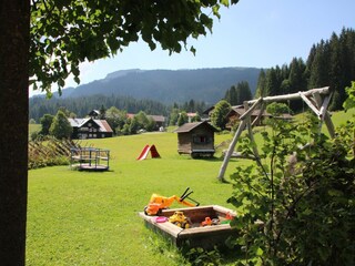 Vakantieappartement Hirschegg im Kleinwalsertal Buitenaudio-opname 4
