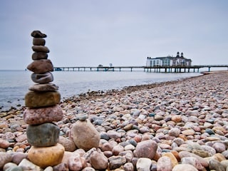 Blick auf die Selliner Seebrücke