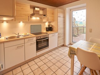 Küche in Ferienwohnung 2