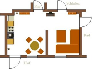 Appartamento per vacanze Schönlage Pianta del piano 41