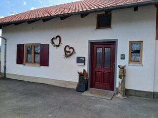 Gästehaus Eingang obere Ferienwohnung