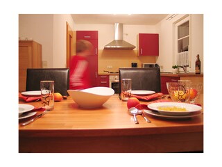 A wonderful aera for cooking and eating