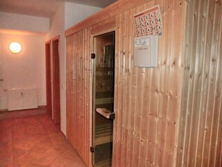 Sauna im Haus