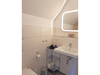 2.Badezimmer mit Dusche und WC im Dachgeschoss